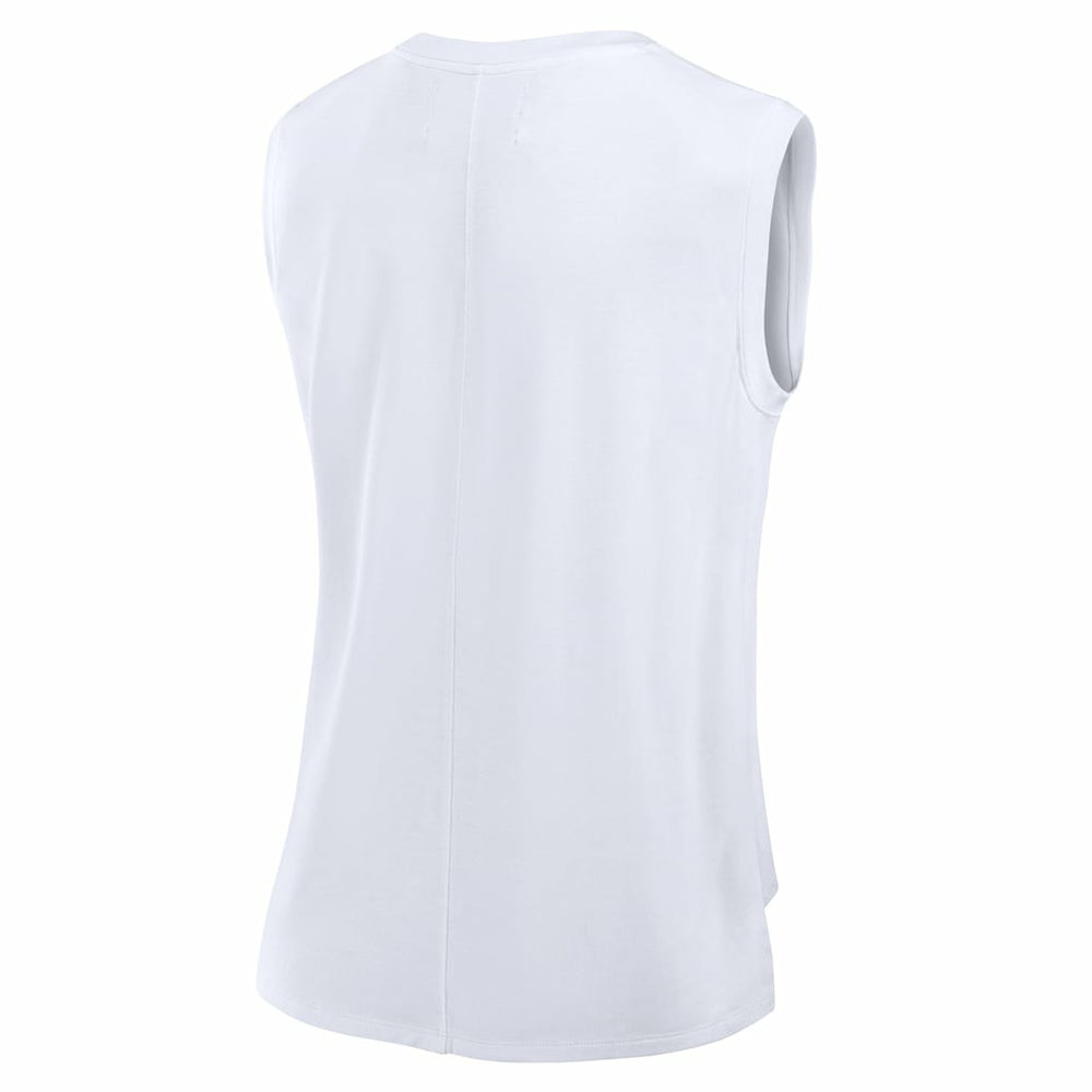 Fanatics New York Jets Women's Studio Gym Tank Top White