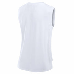 Fanatics New York Jets Women's Studio Gym Tank Top White