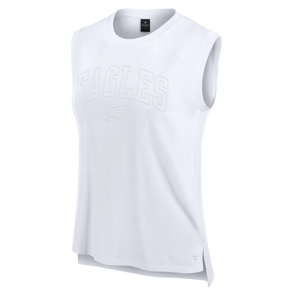 Fanatics Philadelphia Eagles Women's Studio Gym Tank Top White