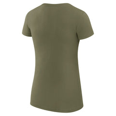 Boston Celtics G-III 4Her by Carl Banks Women's Super-Slim Fit Lightweight Filigree Logo T-Shirt - Olive