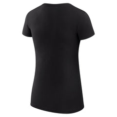 Oklahoma City Thunder G-III 4Her by Carl Banks Women's Super-Slim Fit Lightweight Filigree Logo T-Shirt - Black