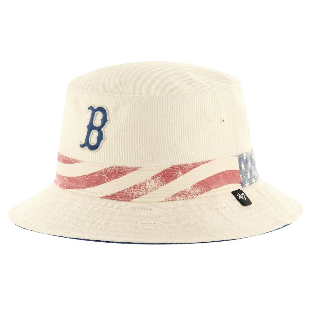 Boston Red Sox '47 Glory Daze Bucket Hat - Khaki - 47 brand Lifestyle