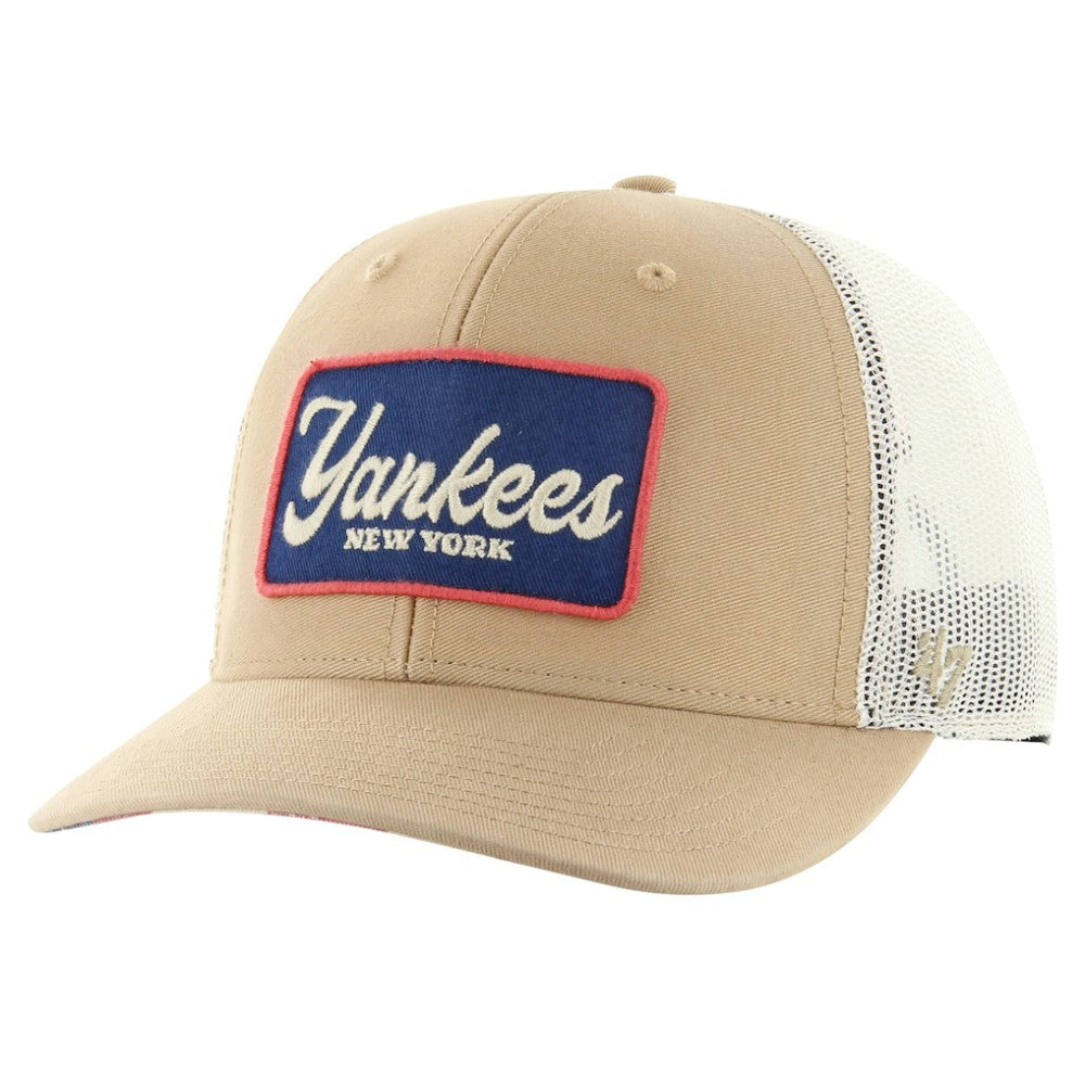 New York Yankees '47 Glory Daze Trucker Adjustable Hat - Khaki - 47 brand on Sale