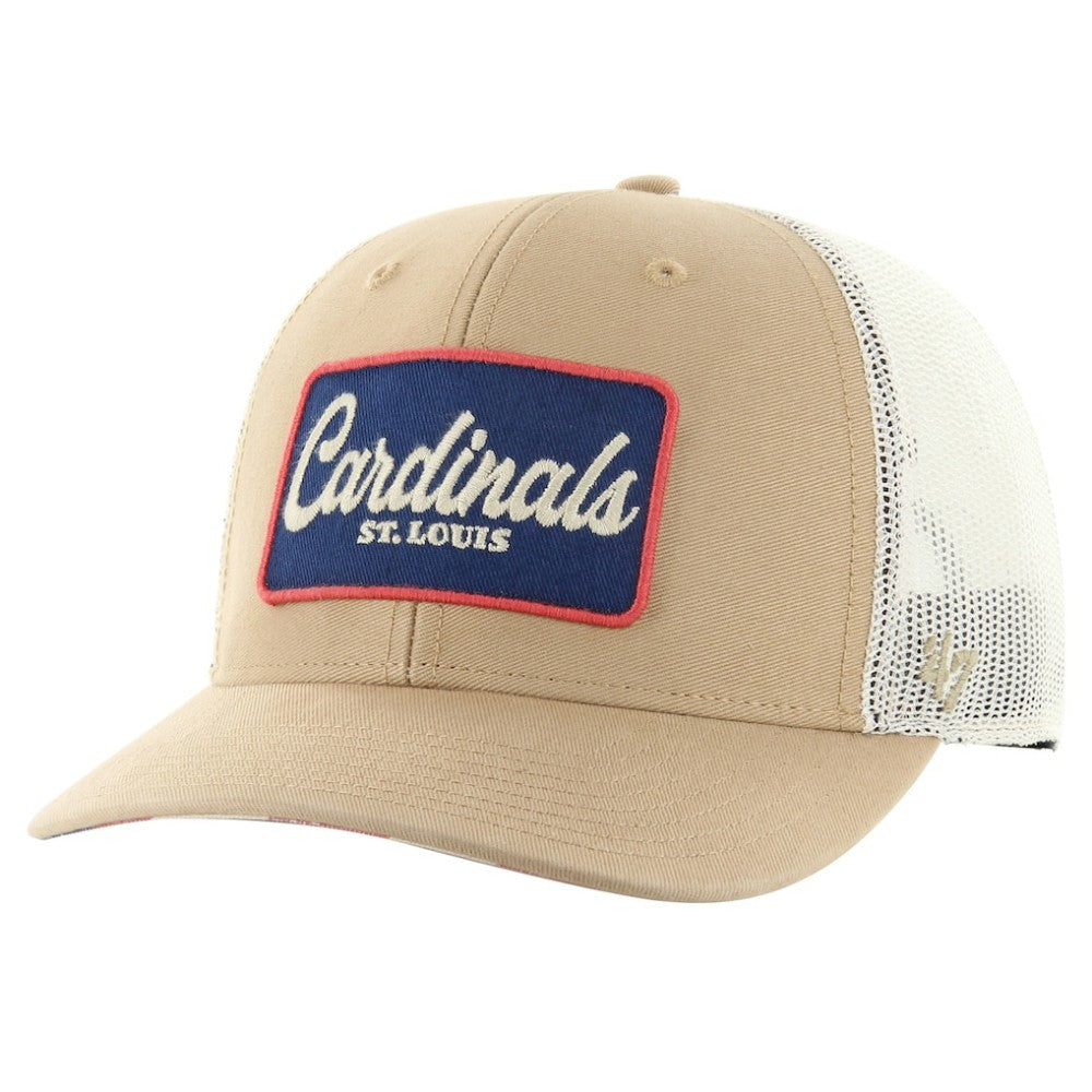 St. Louis Cardinals '47 Glory Daze Trucker Adjustable Hat - Khaki - 47 brand Online