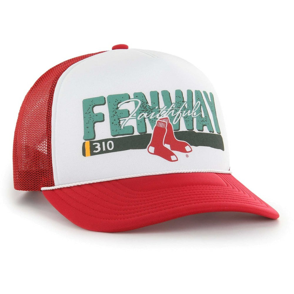 Boston Red Sox '47 Retro Region Foam Trucker Adjustable Hat - Red - 47 brand Discount