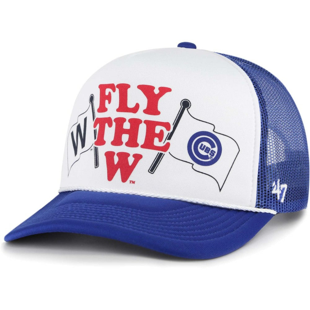 Chicago Cubs '47 Retro Region Foam Trucker Adjustable Hat - Royal - 47 brand Sale