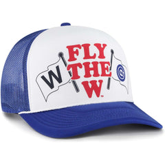 Chicago Cubs '47 Retro Region Foam Trucker Adjustable Hat - Royal - 47 brand Sale