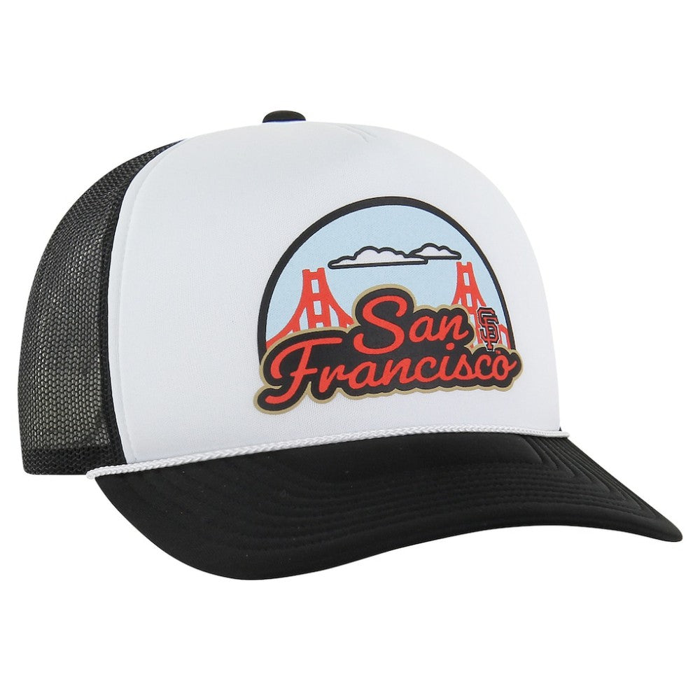 San Francisco Giants '47 Retro Region Foam Trucker Adjustable Hat - Black - 47 brand Online