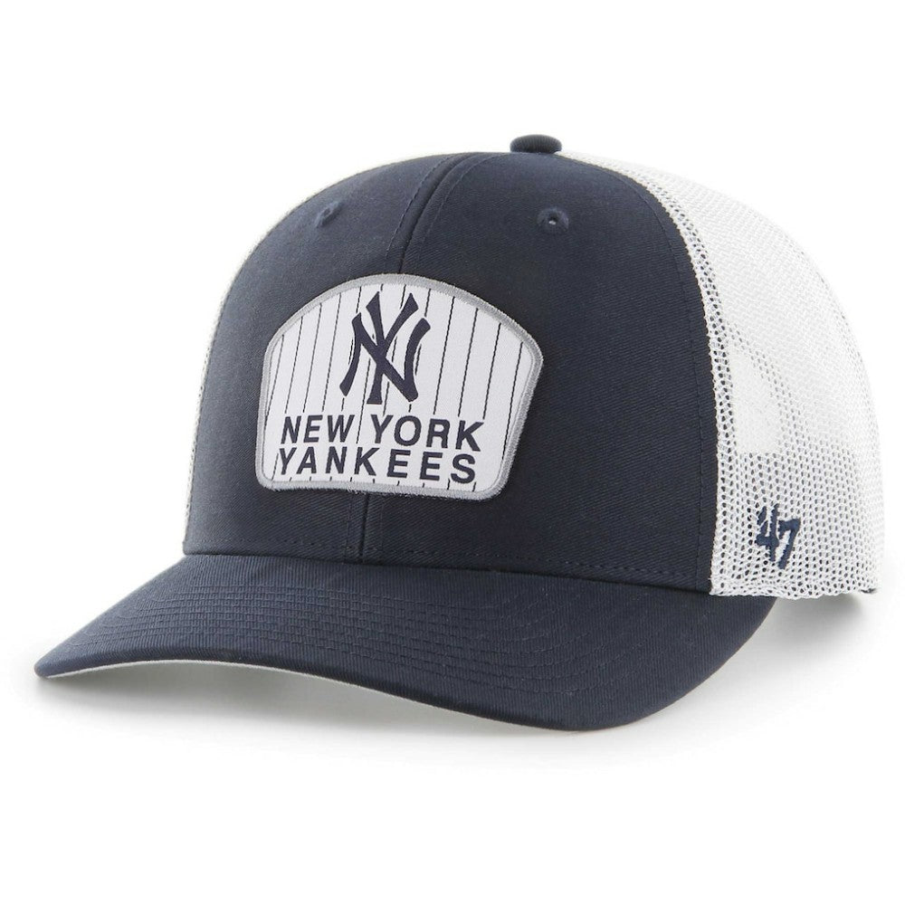 New York Yankees '47 Retro Region Patch Trucker Adjustable Hat - Navy - 47 brand on Sale