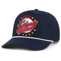 Minnesota Twins '47 Wax Pack Collection Premier Hitch Adjustable Hat - Navy - 47 brand Lifestyle