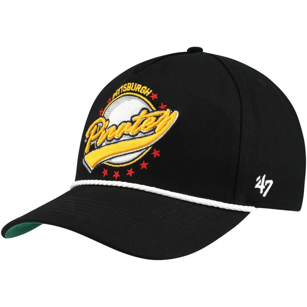 Pittsburgh Pirates '47 Wax Pack Collection Premier Hitch Adjustable Hat - Black - 47 brand Online