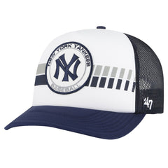 New York Yankees '47 Cooperstown Collection Wax Pack Express Trucker Adjustable Hat - White/Navy - 47 brand Online