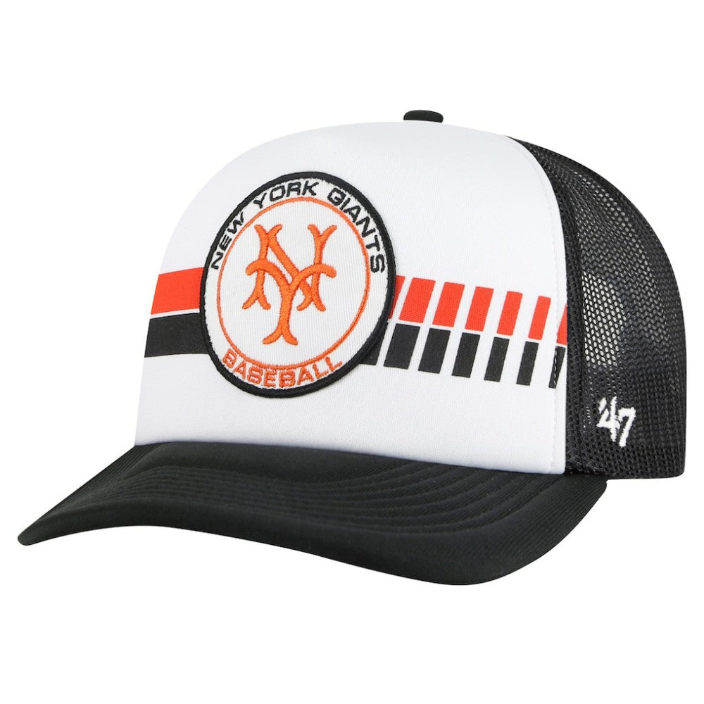 San Francisco Giants '47 Cooperstown Collection Wax Pack Express Trucker Adjustable Hat - White/Black - 47 brand Sale