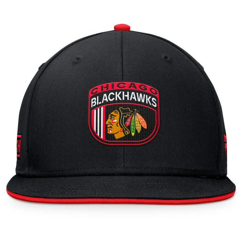 Chicago Blackhawks Fanatics 2024 NHL Draft Snapback Hat - Black - NHL 200562088