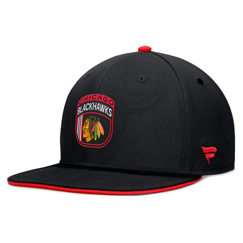 Chicago Blackhawks Fanatics 2024 NHL Draft Snapback Hat - Black - NHL 200562088