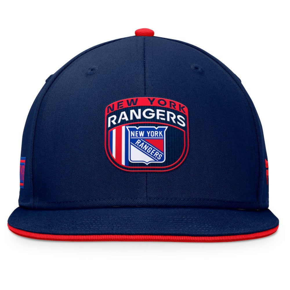 New York Rangers Fanatics 2024 NHL Draft Snapback Hat - Navy - NHL 200562096