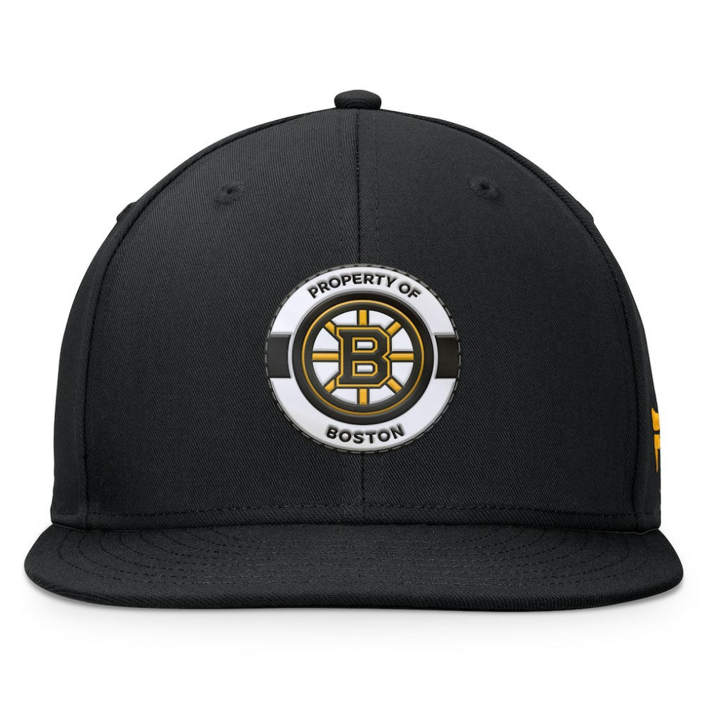 Boston Bruins Fanatics Authentic Pro Training Camp Snapback Hat - Black - NHL 200562121