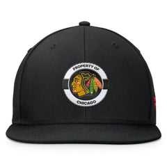Chicago Blackhawks Fanatics Authentic Pro Training Camp Snapback Hat - Black - NHL 200562128