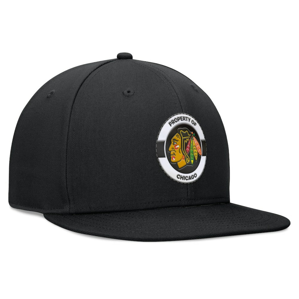 Chicago Blackhawks Fanatics Authentic Pro Training Camp Snapback Hat - Black - NHL 200562128