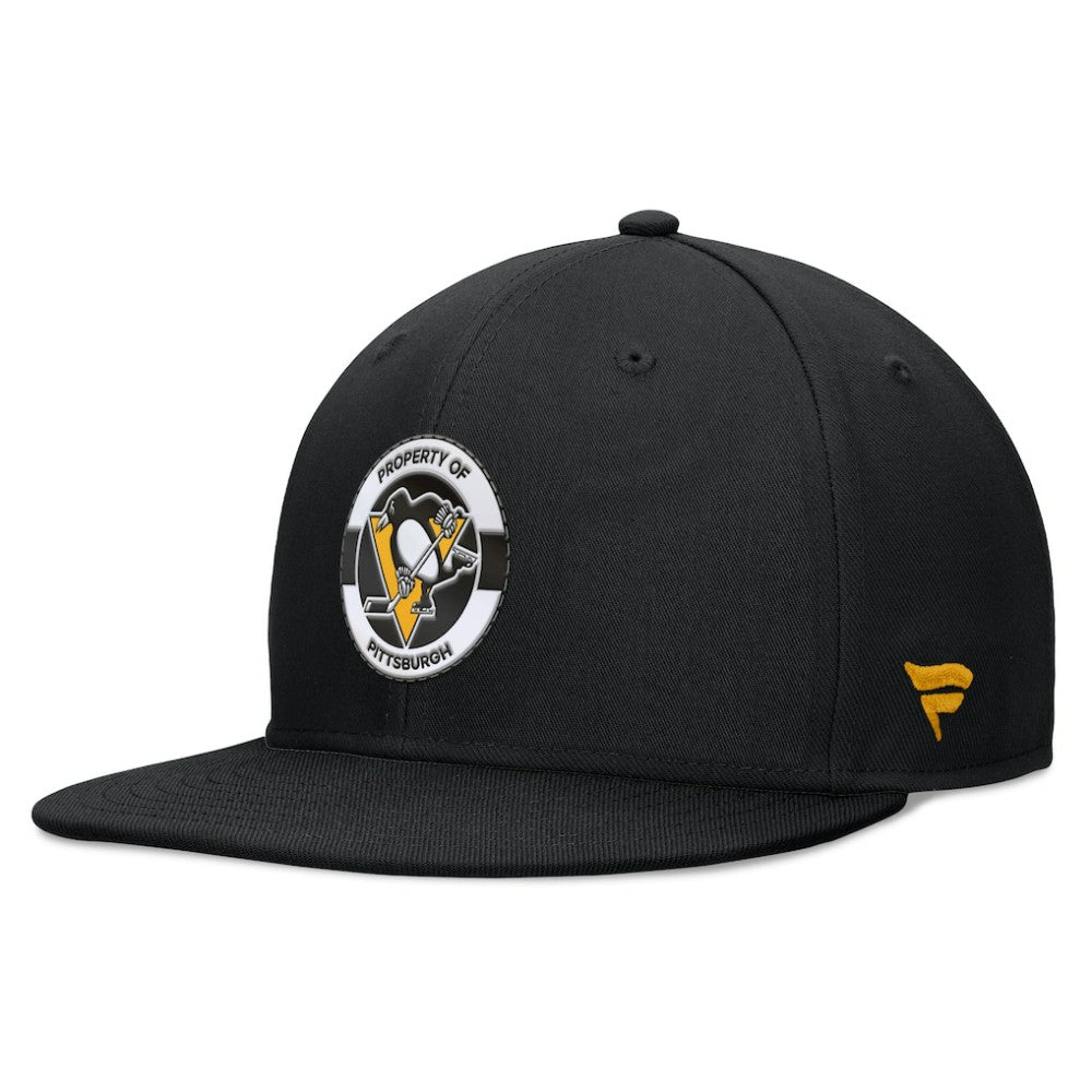 Pittsburgh Penguins Fanatics Authentic Pro Training Camp Snapback Hat - Black - NHL 200562149