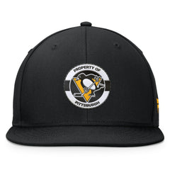 Pittsburgh Penguins Fanatics Authentic Pro Training Camp Snapback Hat - Black - NHL 200562149