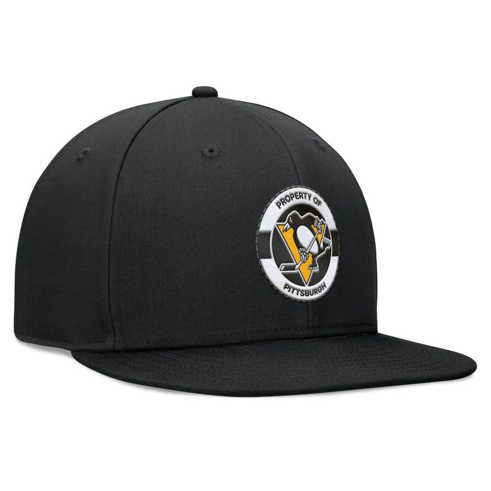 Pittsburgh Penguins Fanatics Authentic Pro Training Camp Snapback Hat - Black - NHL 200562149