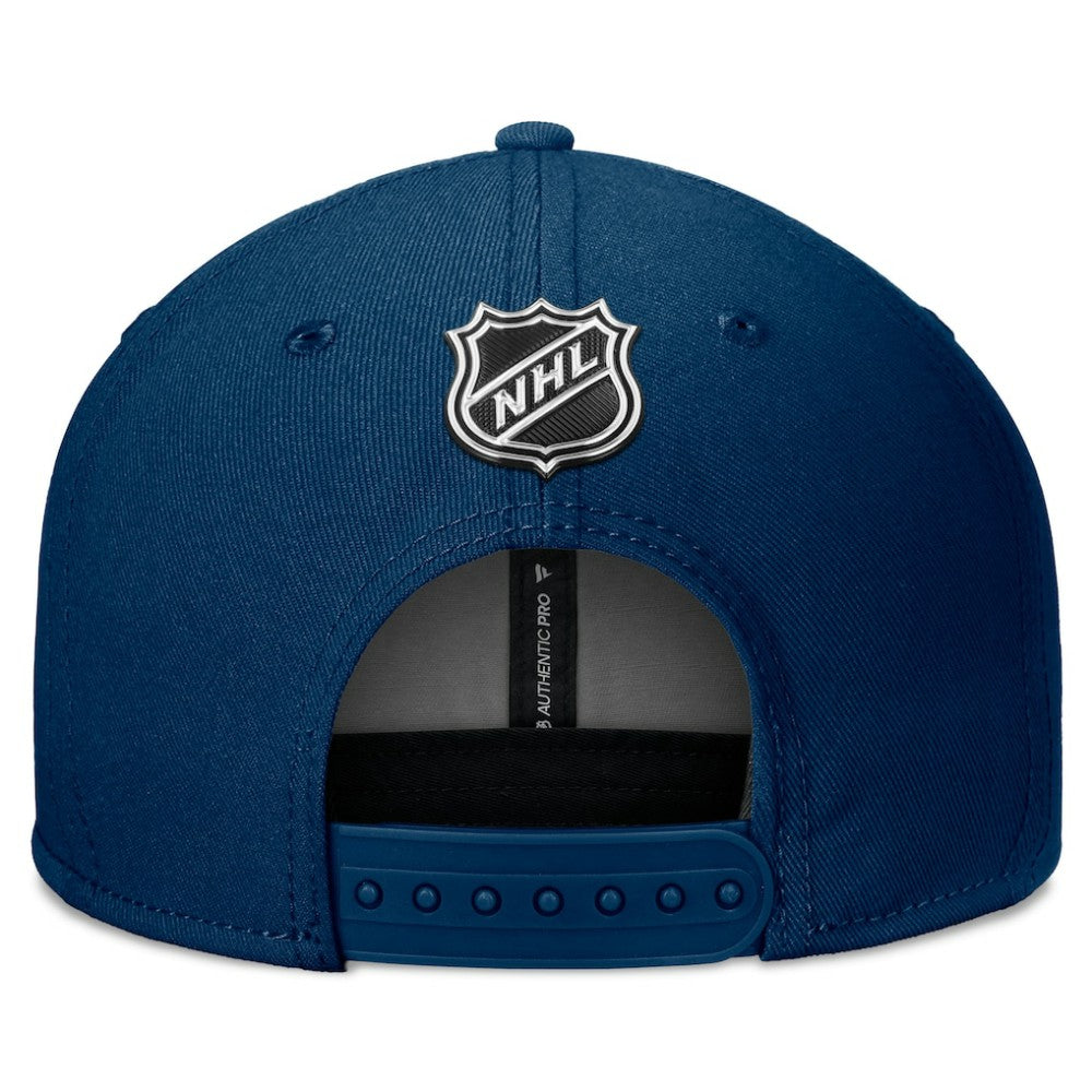 Seattle Kraken Fanatics Authentic Pro Training Camp Snapback Hat - Deep Sea Blue - NHL 200562154