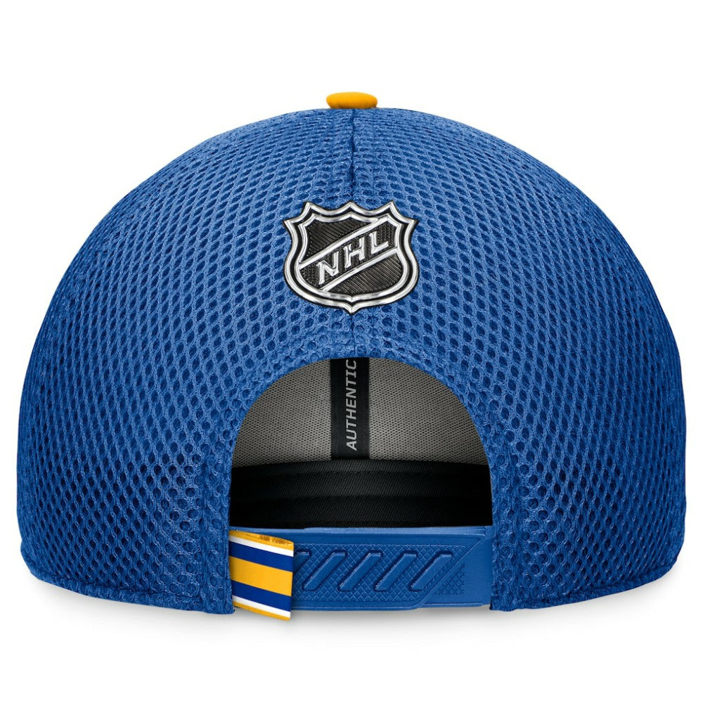 Buffalo Sabres Fanatics 2024 NHL Draft On Stage Trucker Adjustable Hat - Royal - NHL 200562160