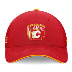 Calgary Flames Fanatics 2024 NHL Draft On Stage Trucker Adjustable Hat - Red - NHL 200562161