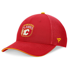 Calgary Flames Fanatics 2024 NHL Draft On Stage Trucker Adjustable Hat - Red - NHL 200562161
