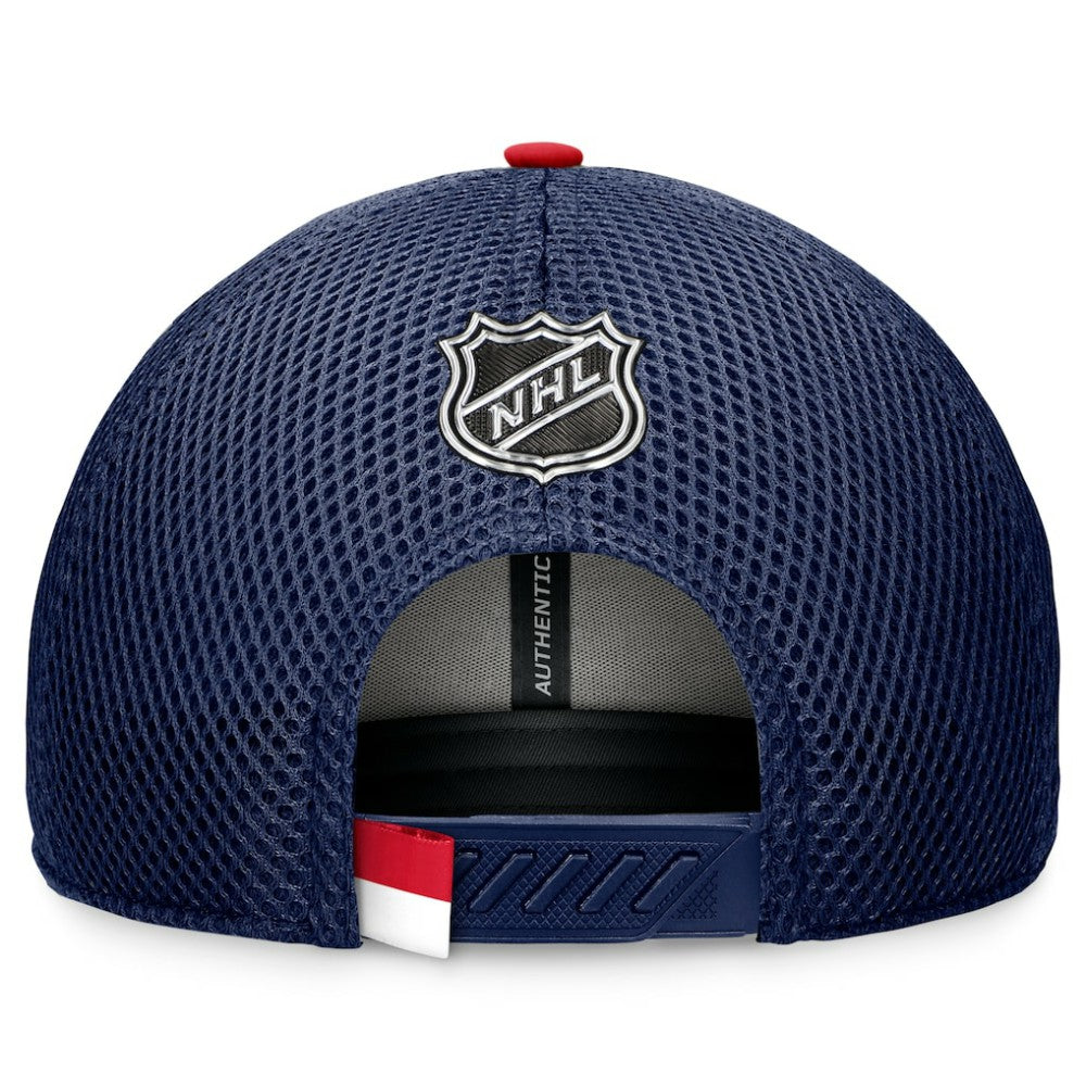 Columbus Blue Jackets Fanatics 2024 NHL Draft On Stage Trucker Adjustable Hat - Navy - NHL 200562165