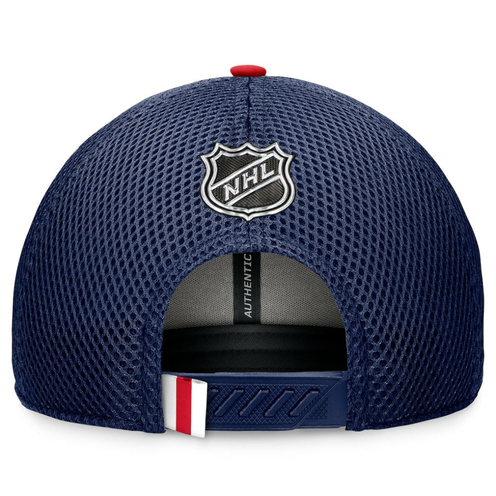 New York Rangers Fanatics 2024 NHL Draft On Stage Trucker Adjustable Hat - Navy - NHL 200562176