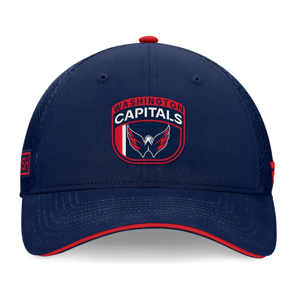 Washington Capitals Fanatics 2024 NHL Draft On Stage Trucker Adjustable Hat - Navy - NHL 200562187