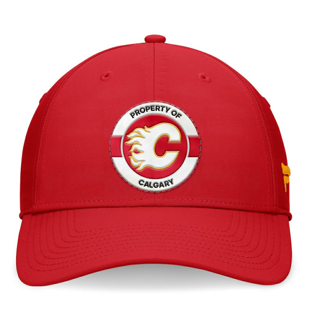 Calgary Flames Fanatics Authentic Pro Training Camp Flex Hat - Red - NHL 200562223