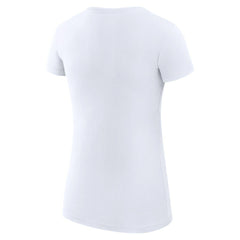 Philadelphia Eagles G-III 4Her by Carl Banks Women's Super-Slim Fit Lightweight Filigree Logo T-Shirt – White