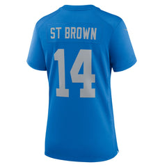 Nike Amon-Ra St. Brown Detroit Lions Women's Alternate Game Jersey Blue