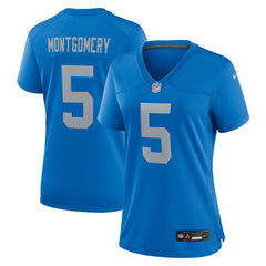 Nike David Montgomery Detroit Lions Women's Alternate Game Jersey Blue