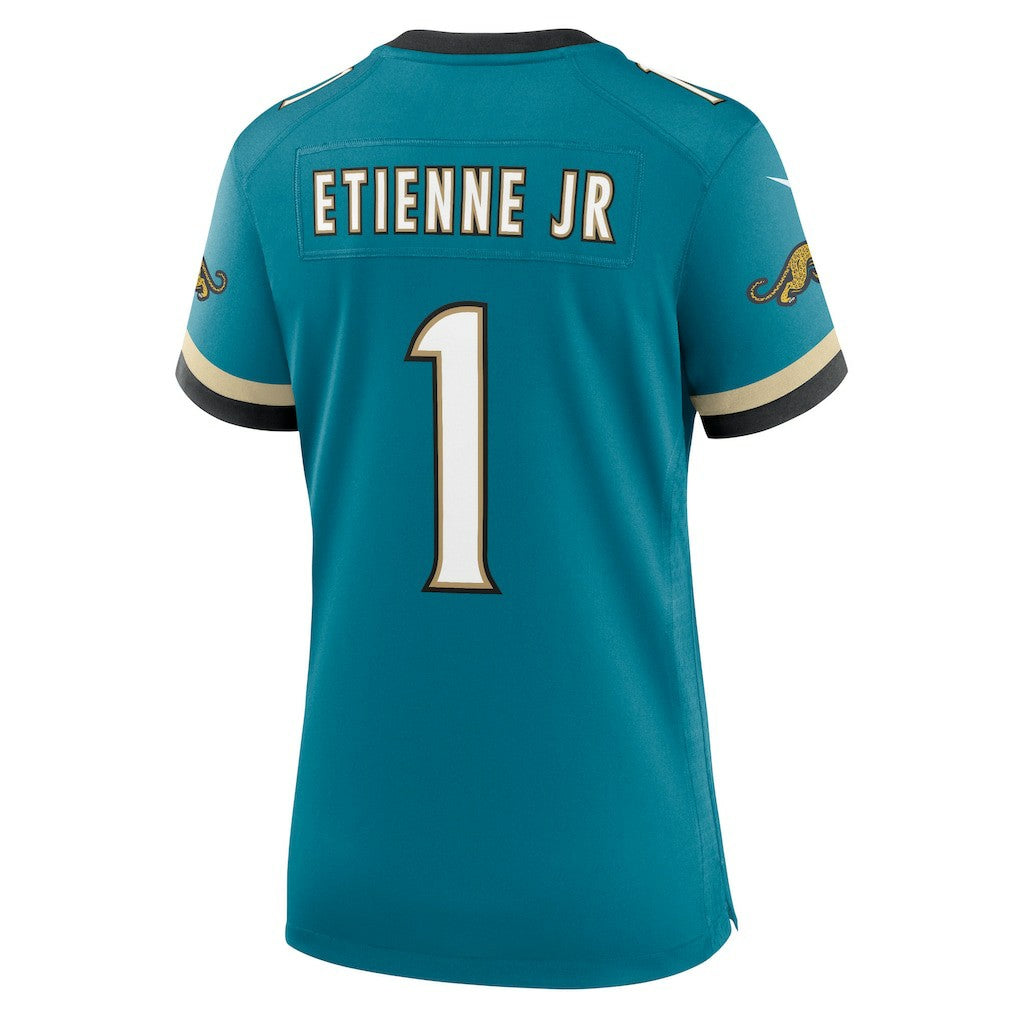 Nike Travis Etienne Jr Jacksonville Jaguars Women's Prowler Throwback Game Jersey Teal