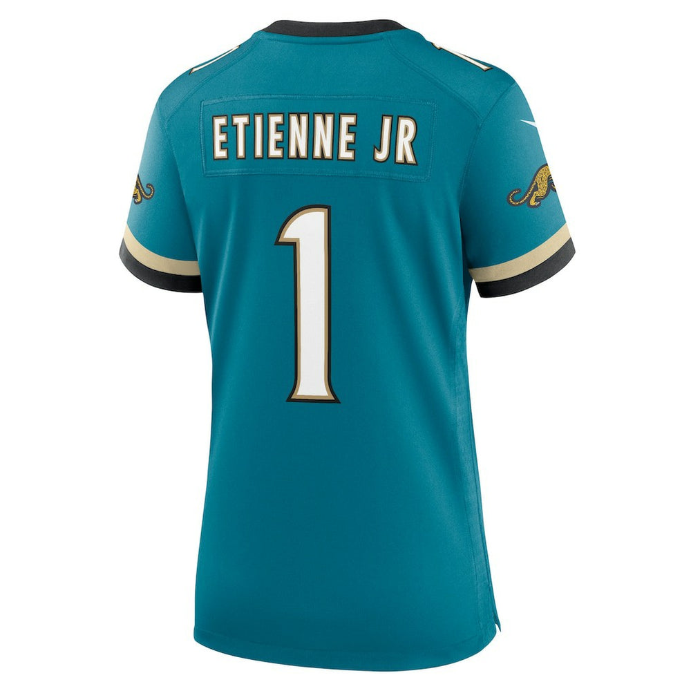 Nike Travis Etienne Jr Jacksonville Jaguars Women's Prowler Throwback Game Jersey Teal