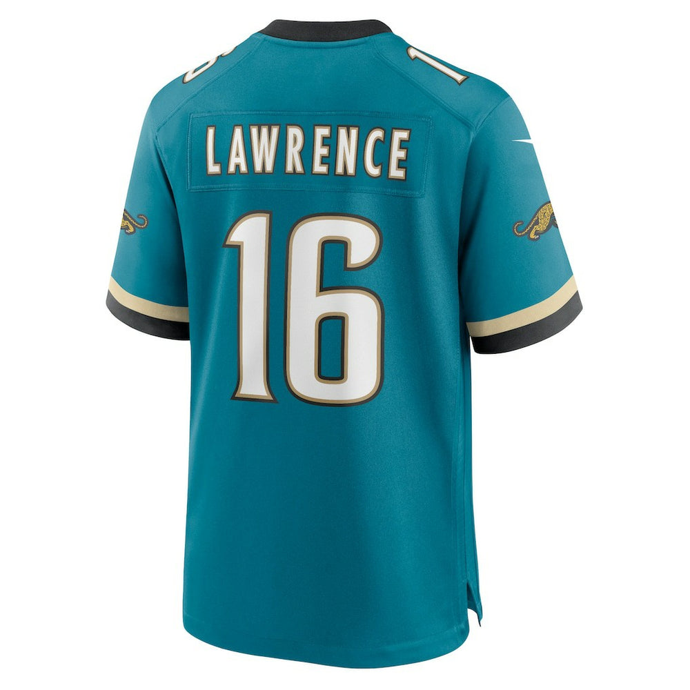 Nike Trevor Lawrence Jacksonville Jaguars Prowler Throwback Player Game Jersey Teal