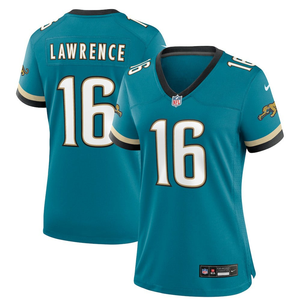 Nike Trevor Lawrence Jacksonville Jaguars Women's Prowler Throwback Game Jersey Teal