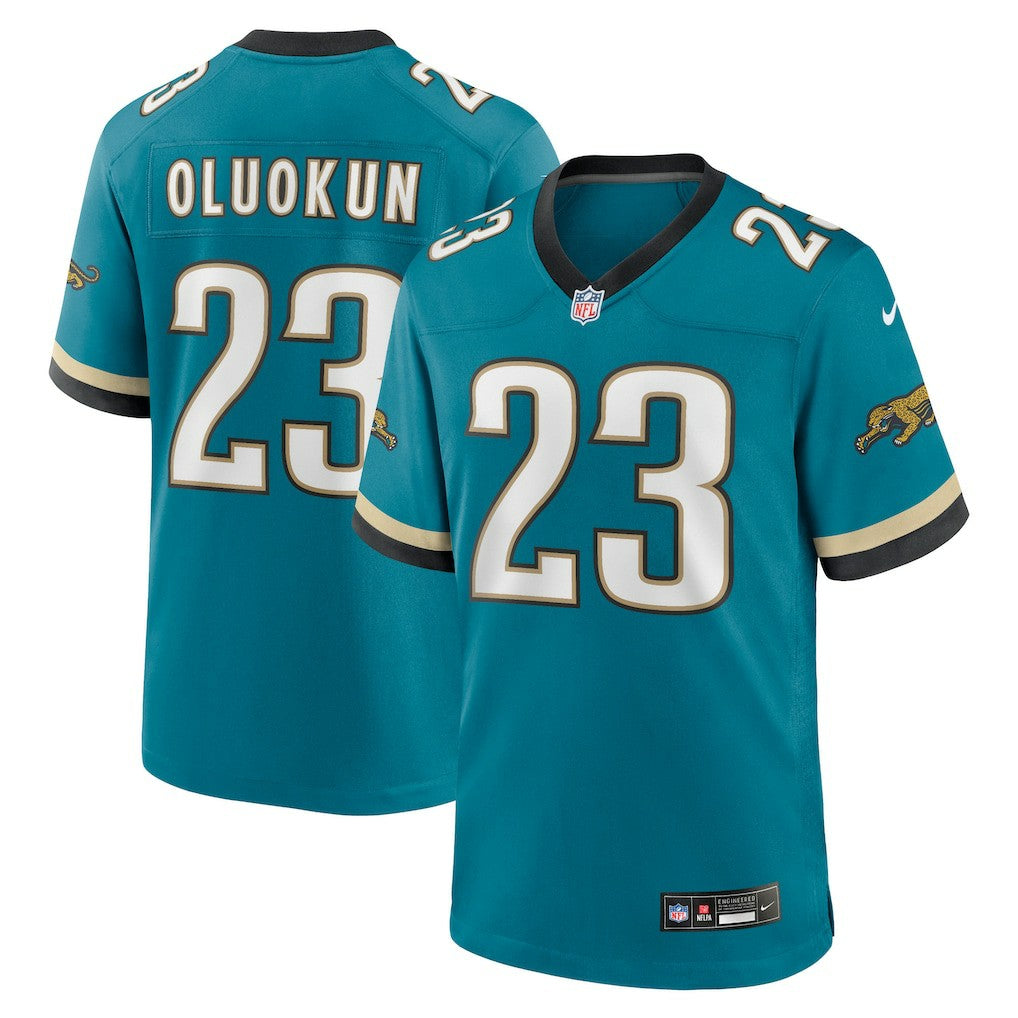 Nike Foye Oluokun Jacksonville Jaguars Prowler Throwback Player Game Jersey Teal