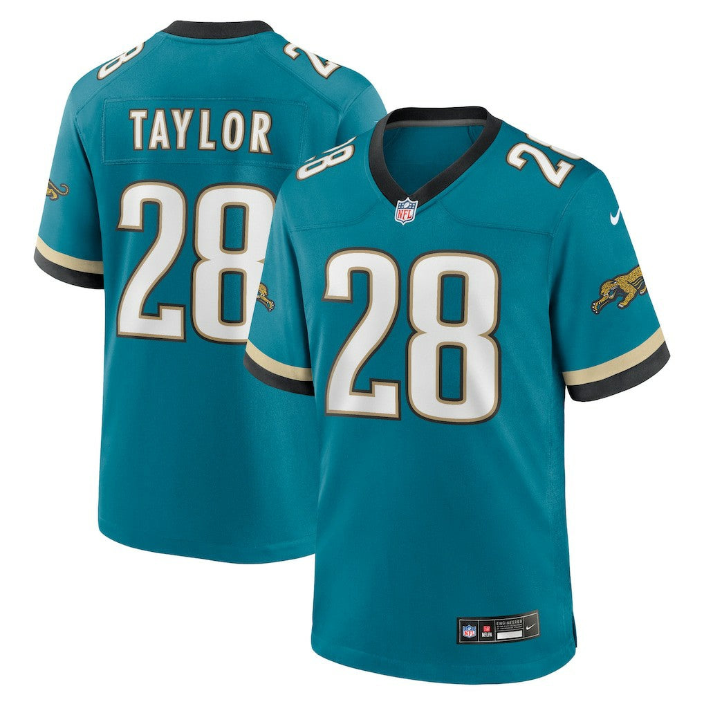 Nike Fred Taylor Jacksonville Jaguars Prowler Throwback Retired Player Game Jersey Teal