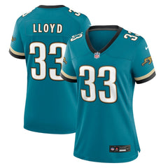 Nike Devin Lloyd Jacksonville Jaguars Women's Prowler Throwback Game Jersey Teal