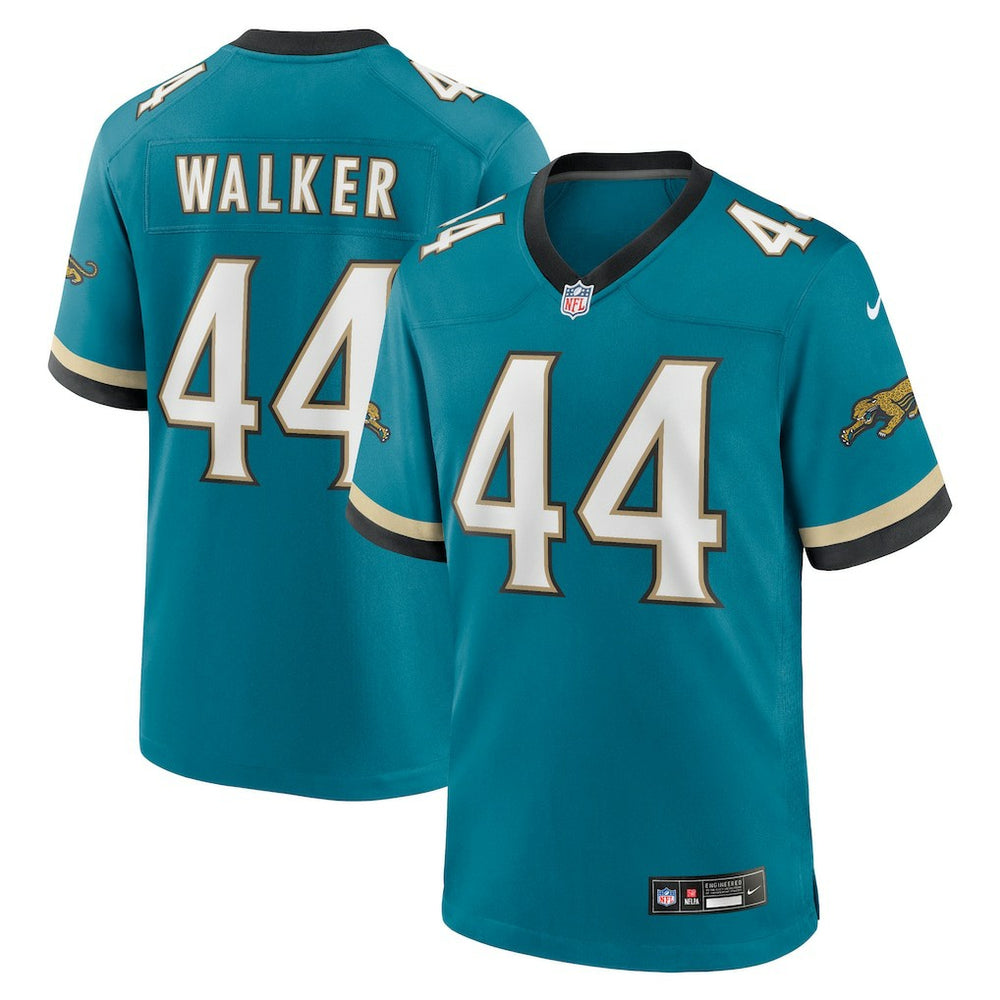 Nike Travon Walker Jacksonville Jaguars Prowler Throwback Player Game Jersey Teal
