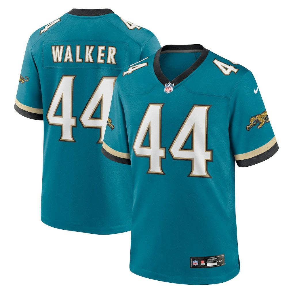 Nike Travon Walker Jacksonville Jaguars Prowler Throwback Player Game Jersey Teal