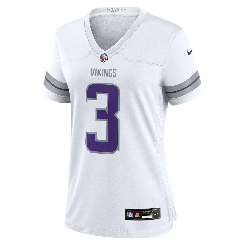 Nike Jordan Addison Minnesota Vikings Women's Alternate Game Player Jersey White