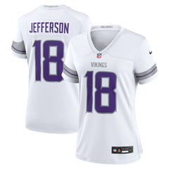 Nike Justin Jefferson Minnesota Vikings Women's Alternate Game Player Jersey White