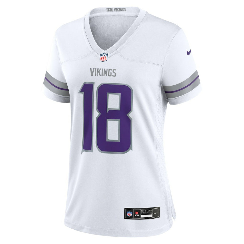 Nike Justin Jefferson Minnesota Vikings Women's Alternate Game Player Jersey White