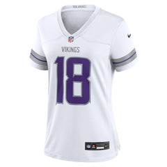 Nike Justin Jefferson Minnesota Vikings Women's Alternate Game Player Jersey White
